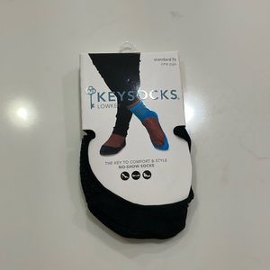 New still in package, Keysocks low key no-show, black. Standard fit.